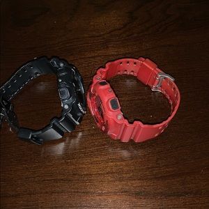 2 gshock watches for sale or trade for sneakers.